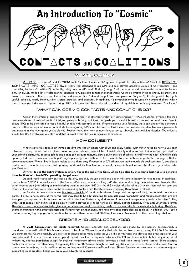 Screenshot 3 for Cosmic: Contacts and Coalitions