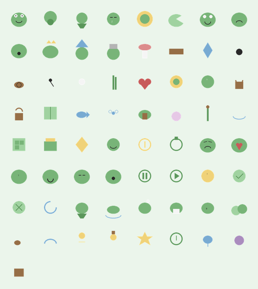 Frog-Themed UI Icons by gingeroni01