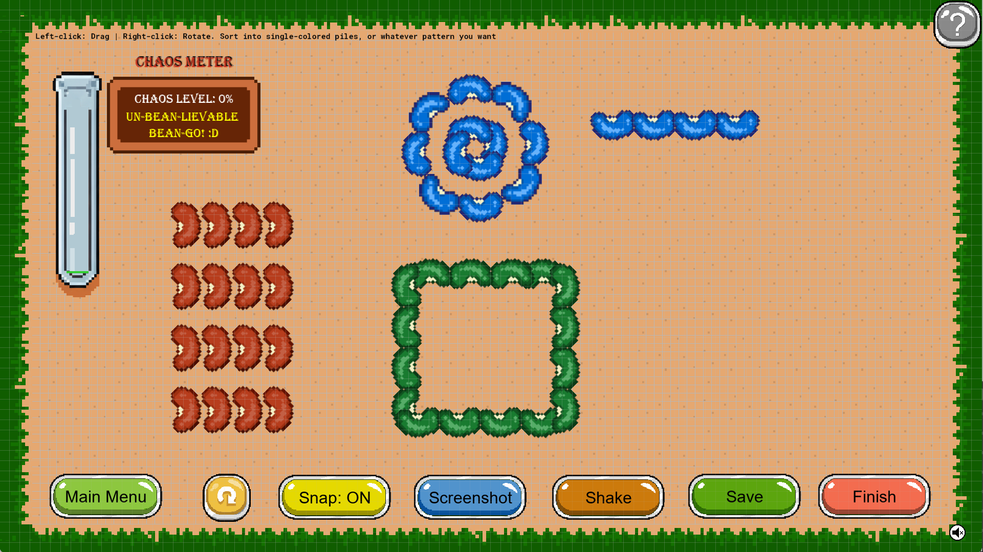 Beans Game Bean Sorter Game by Sweet Pea Games