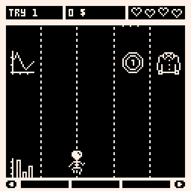 Screenshot 3 for Pursuit of Happiness (1-BIT Jam #9)