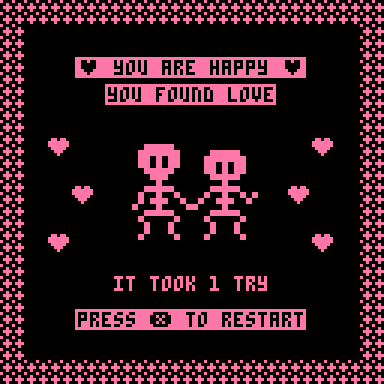 Screenshot 5 for Pursuit of Happiness (1-BIT Jam #9)