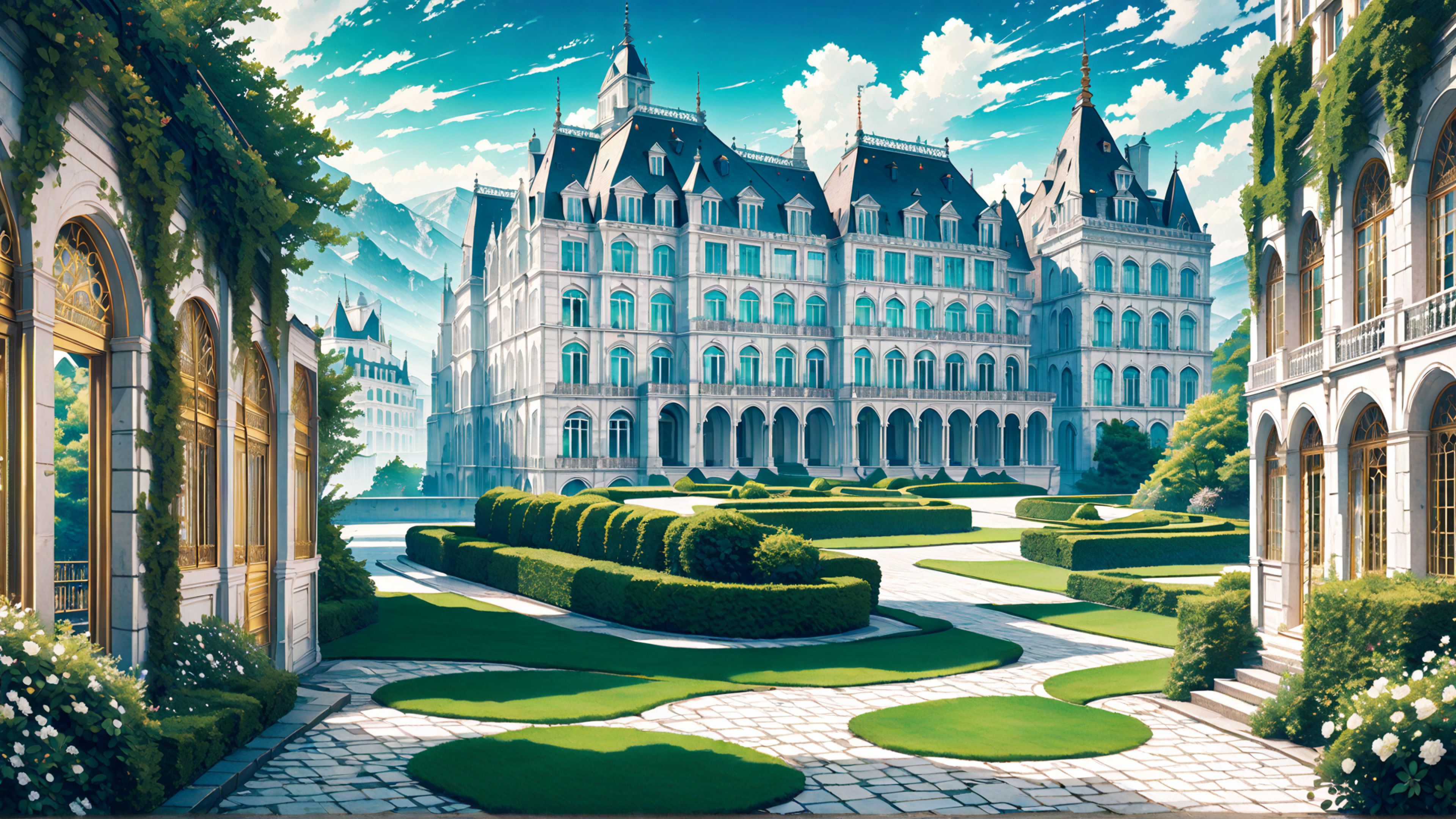 Anime Fantasy City & Hubs [4K] - RPG Background Pack by Vill8tion
