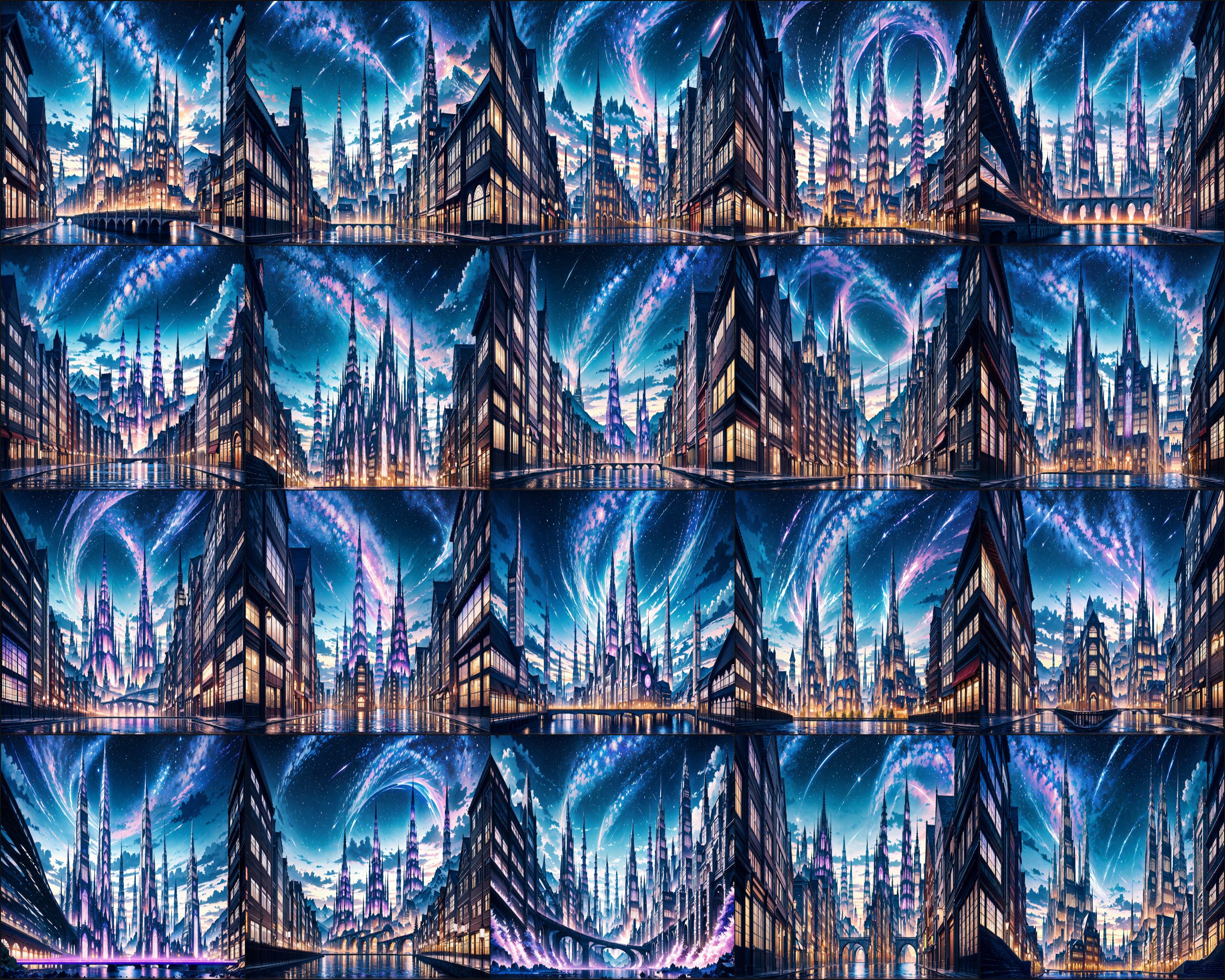 Anime Fantasy City & Hubs [4K] - RPG Background Pack by Vill8tion