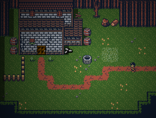 The path to the old man&rsquo;s house
