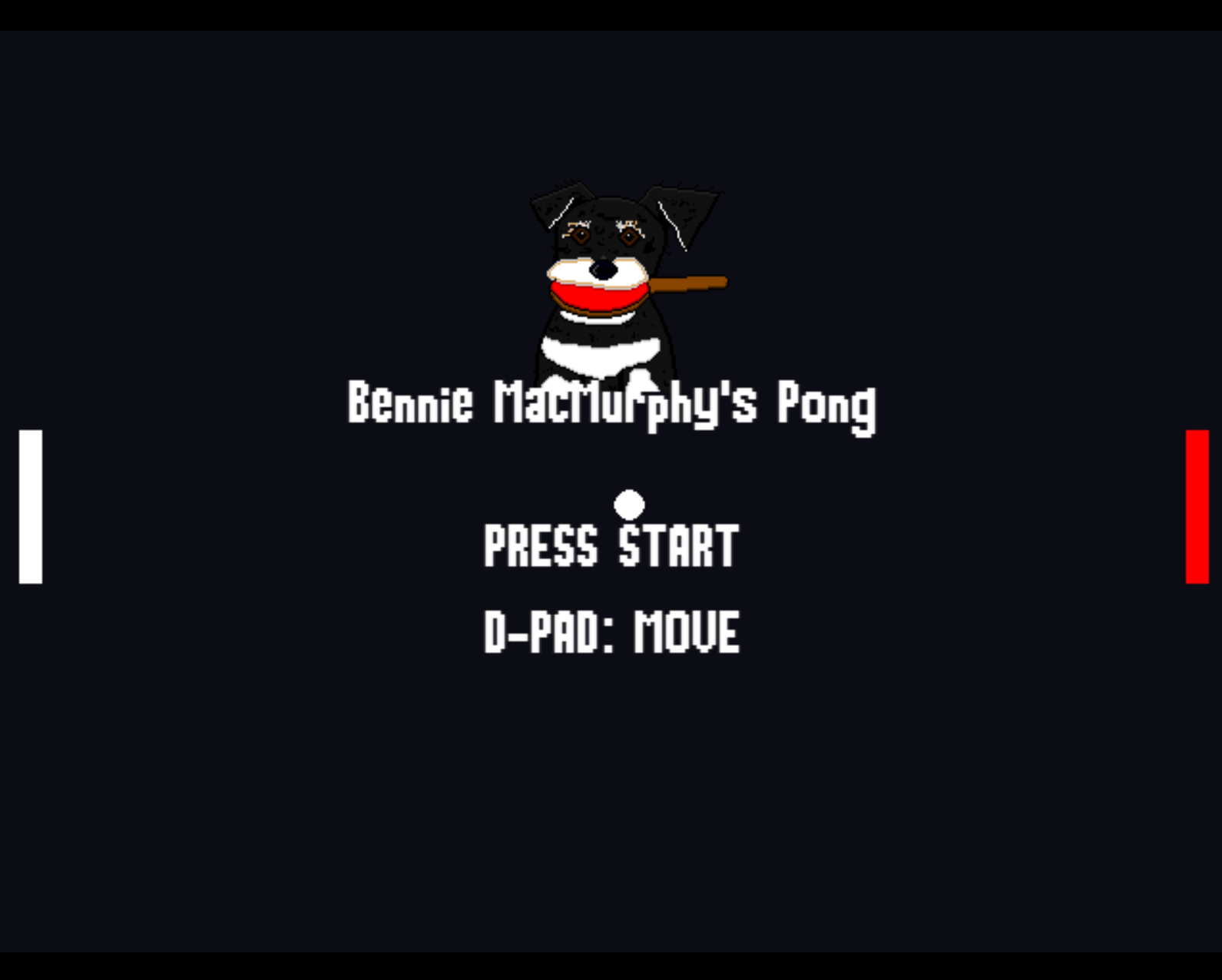 Screenshot 2 for Benny MacMurphy's Pong (Dreamcast Homebrew)