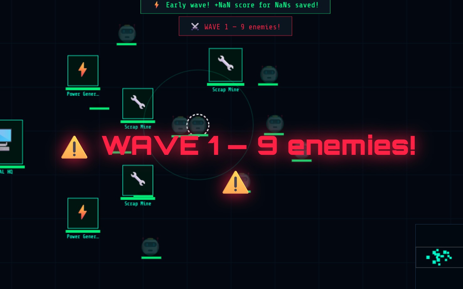 Screenshot 3 for Silicon Uprising: A hybrid RTS, Tower Defense, and Tactical War game