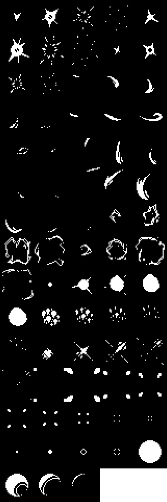 32x32 Pixel Art 1 Colour SFX by SteelSoldier