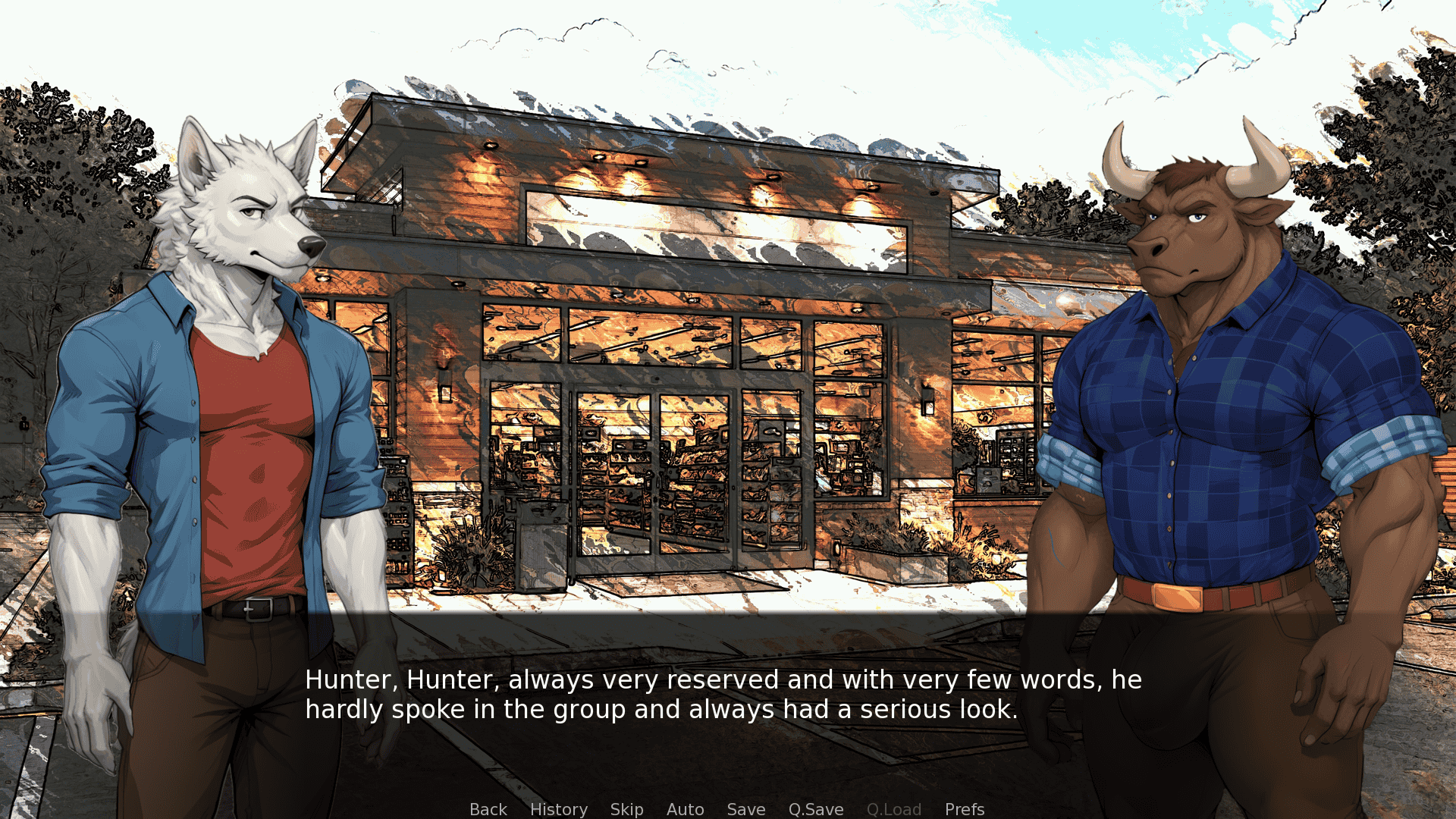 Screenshot 6 for Golden Days? A Furry Visual Novel