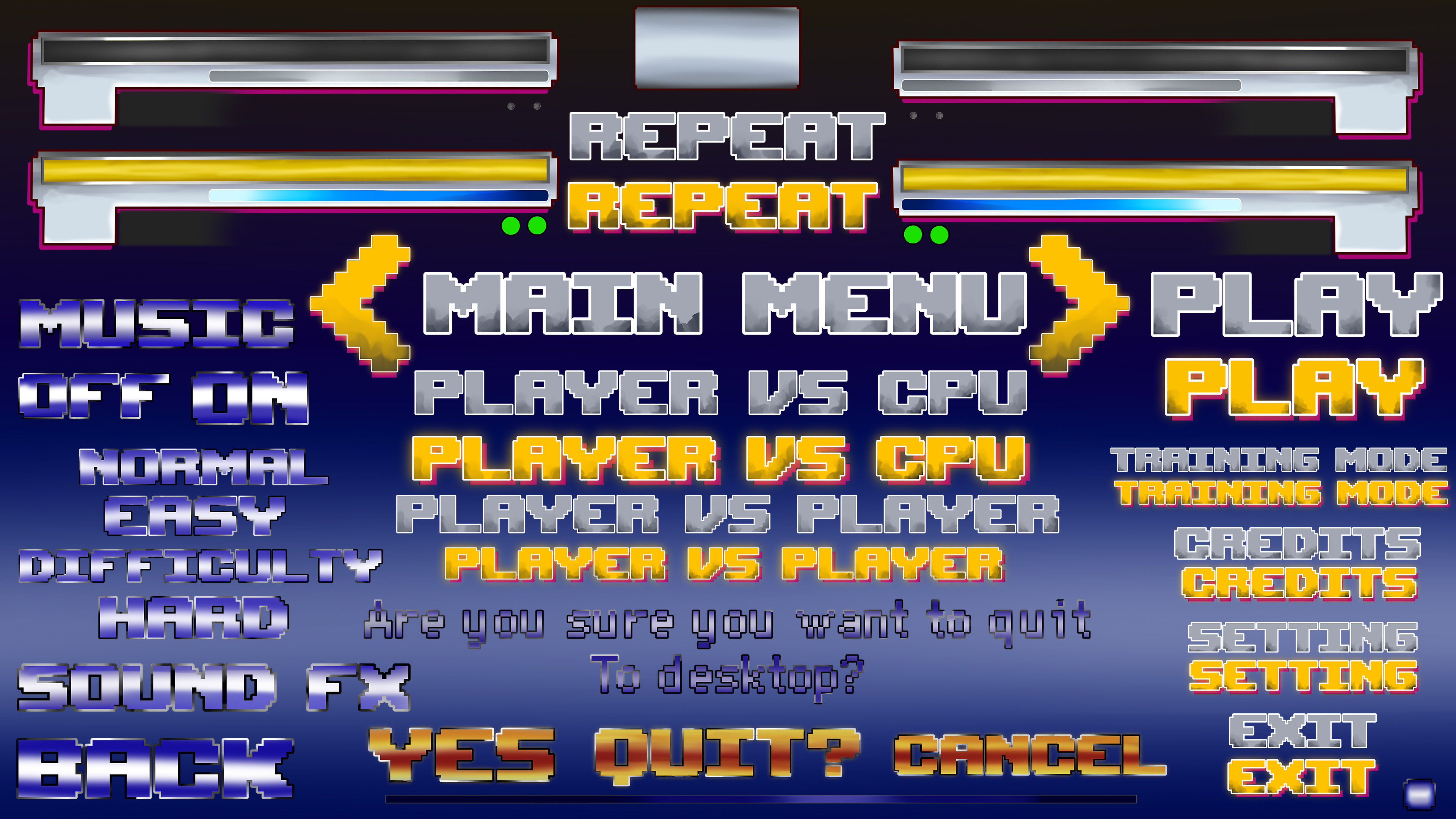 UI Fighting Game Asset’s Pack by Asset Collection By PDR TEAM