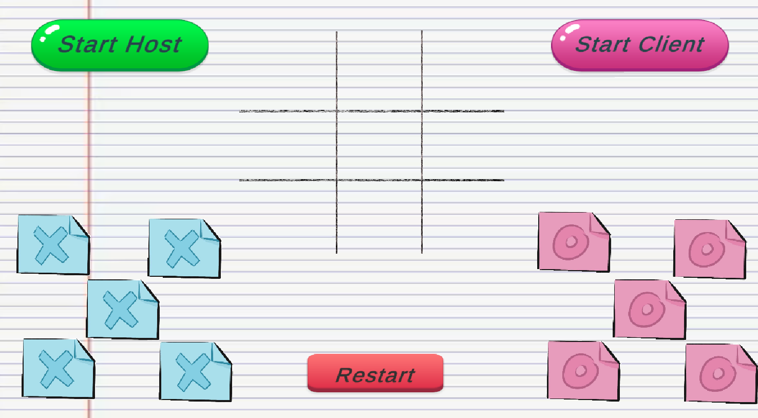 Tic Tac Toe Multiplayer by mennaomar100