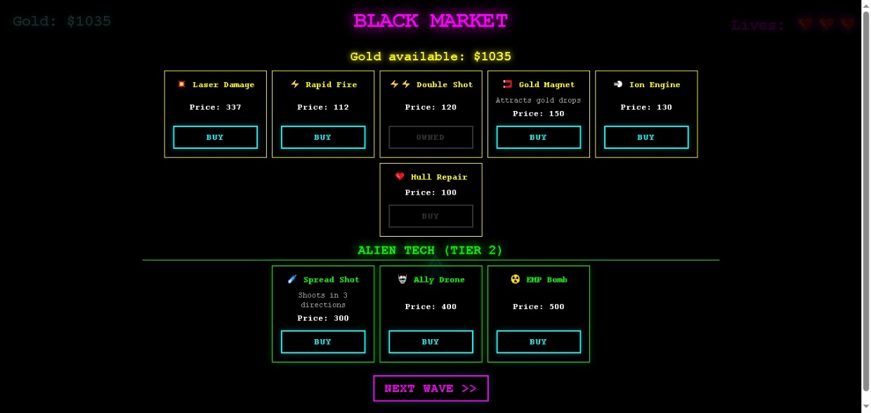 Screenshot 3 for Neon Void Scrapper