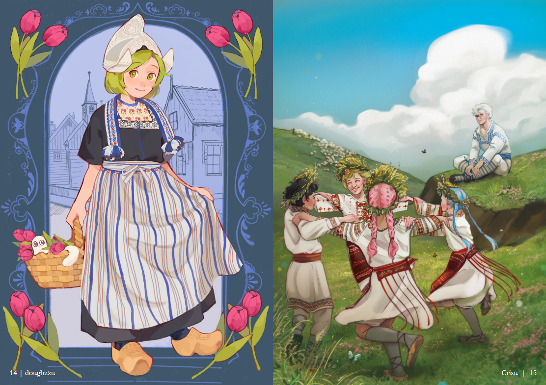 Screenshot 3 for Interwoven: A Witch Hat Atelier Fashion Zine
