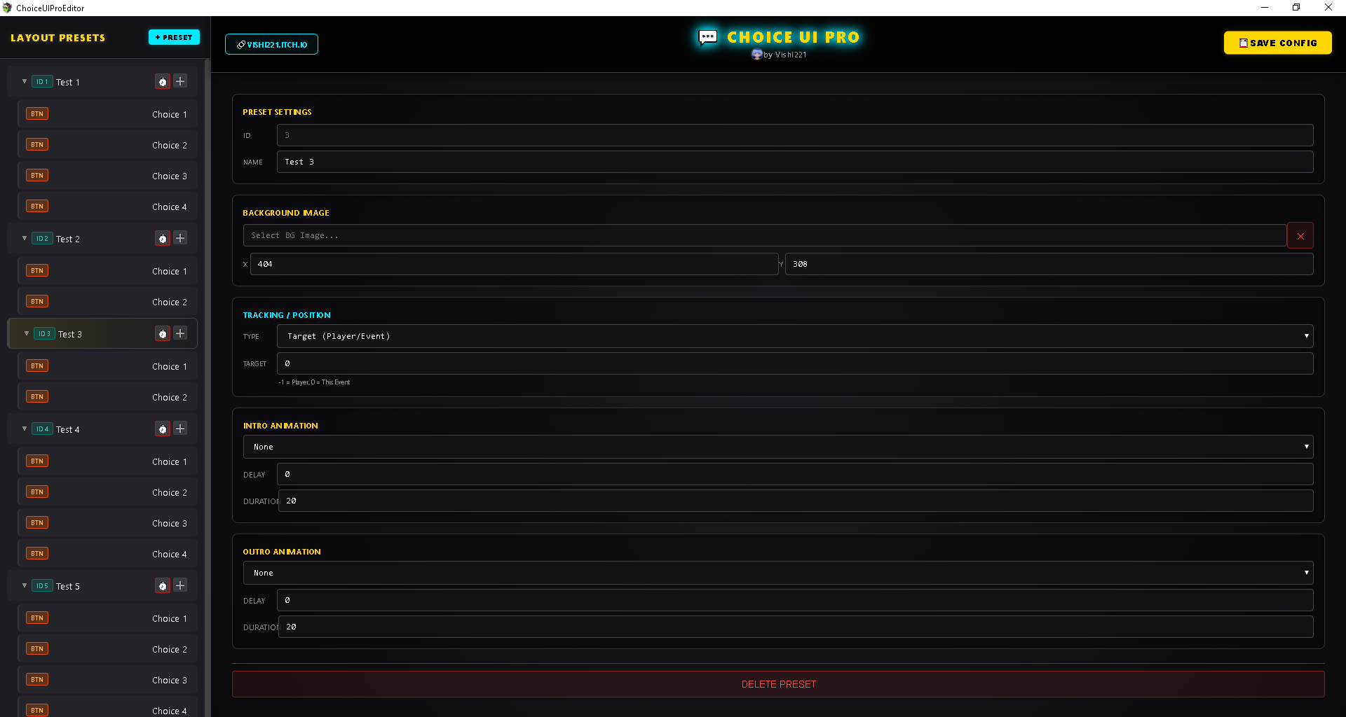 Screenshot 3 for RPG Maker MV/MZ - Choice UI Pro