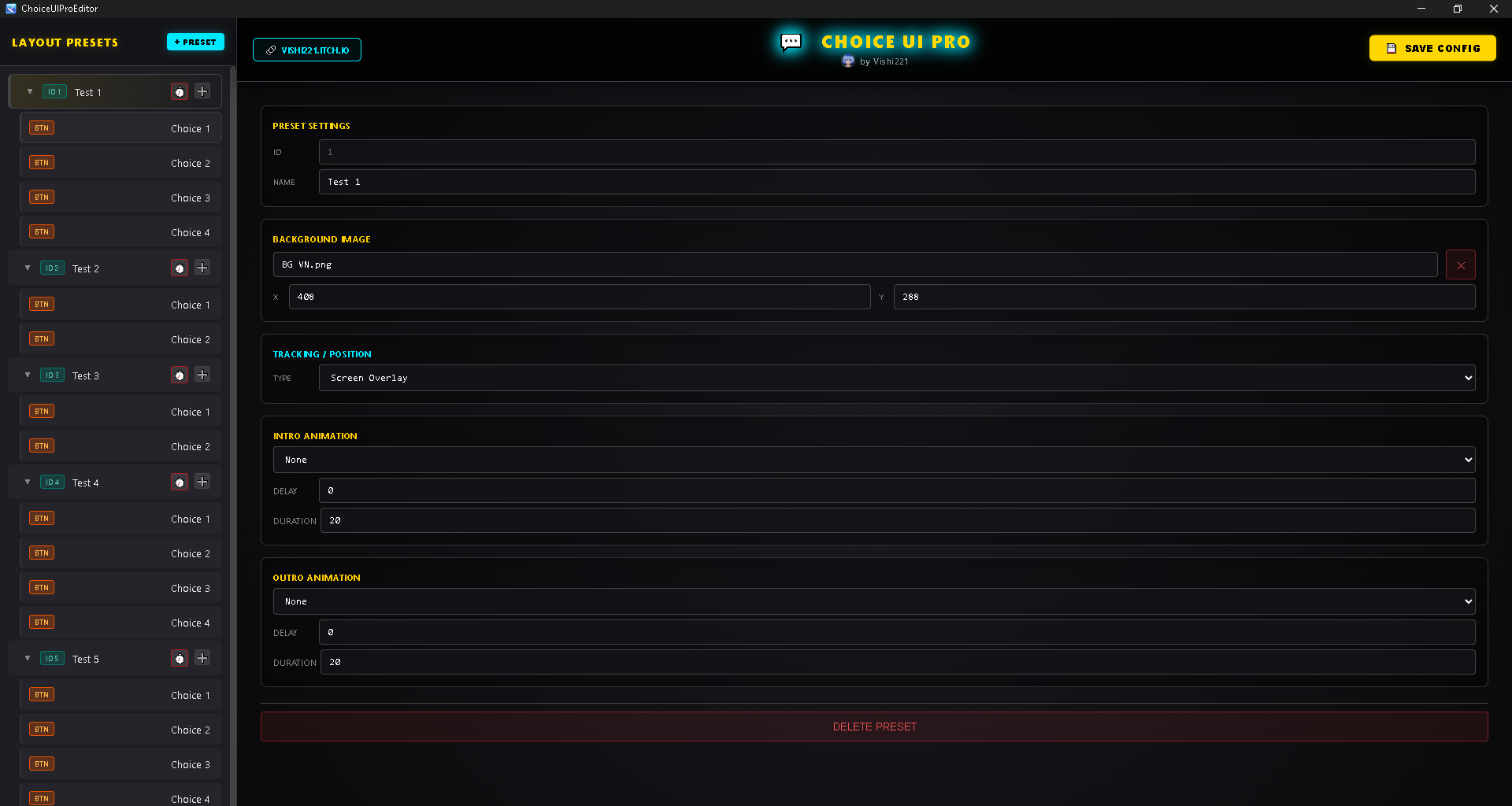 Screenshot 2 for RPG Maker MV/MZ - Choice UI Pro