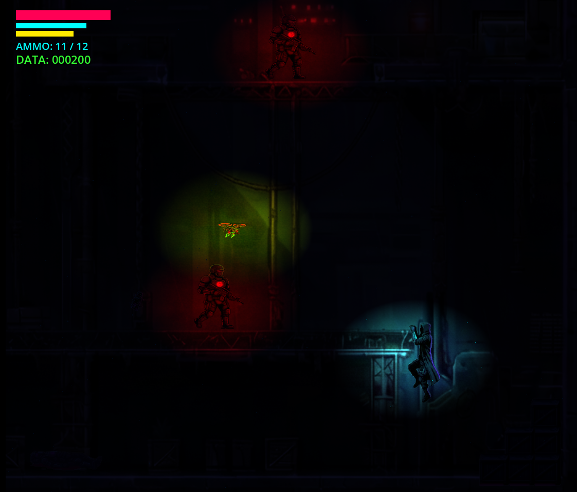 Screenshot 4 for Neon Ballistics: Project Rain