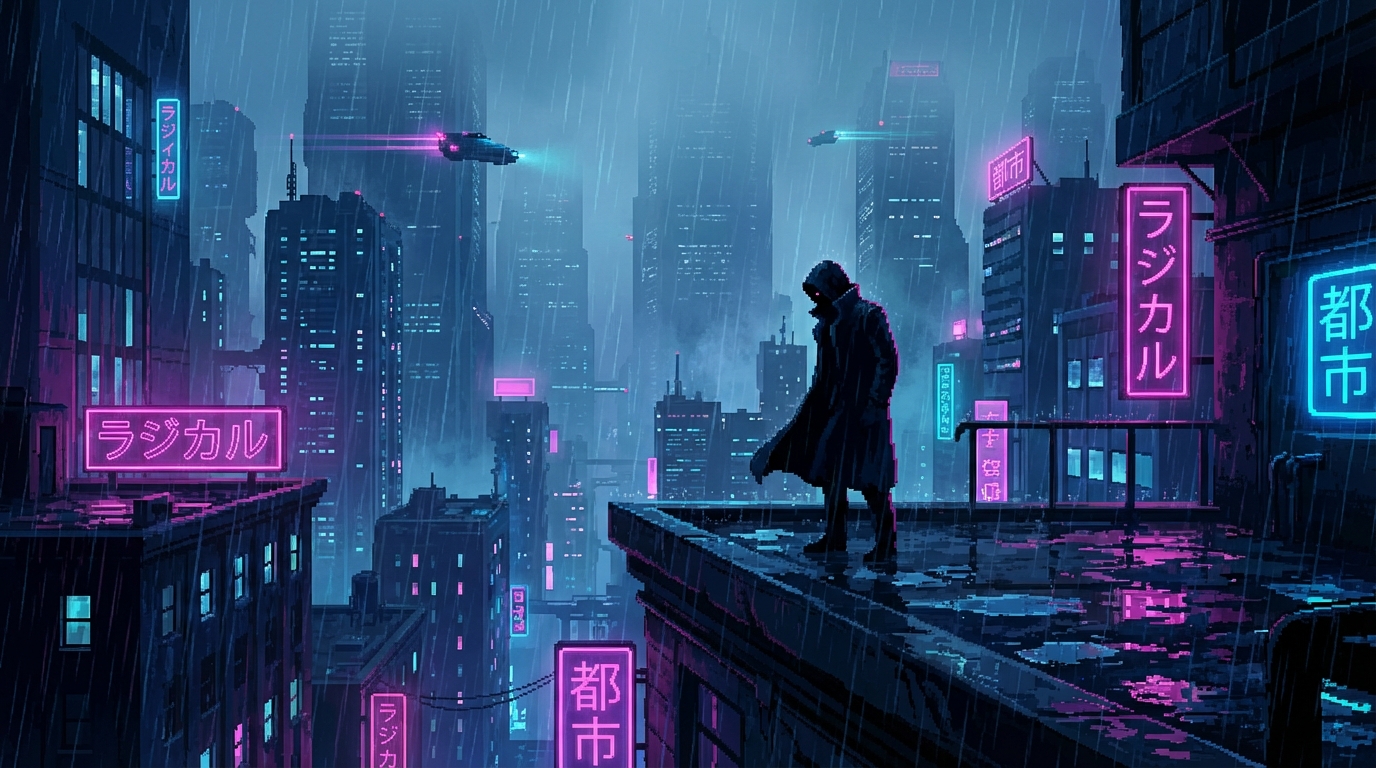 Screenshot 3 for Neon Ballistics: Project Rain
