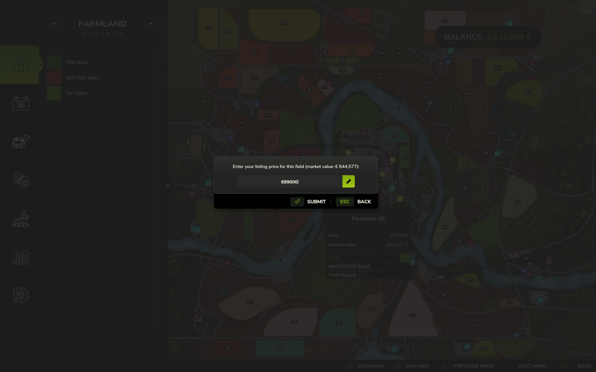 Screenshot 5 for FS25 Farmland Market