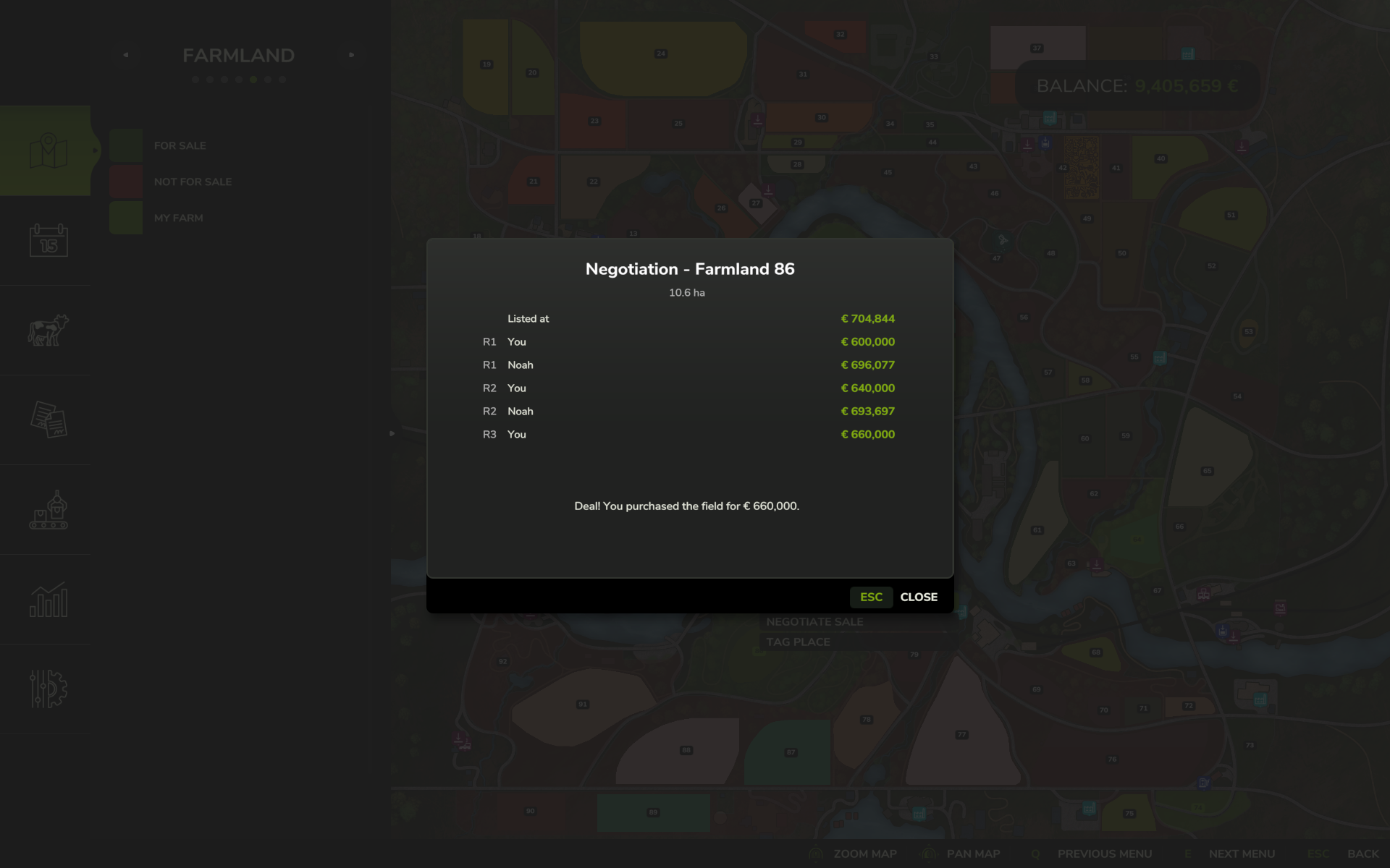 Screenshot 3 for FS25 Farmland Market