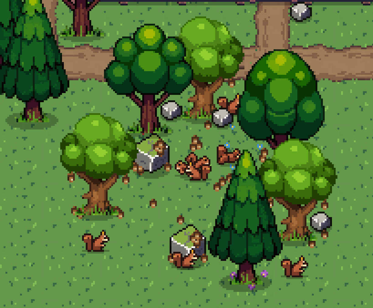 Woodland Zoo - Squirrel Invasion Asset Pack by MutterPixel Studio
