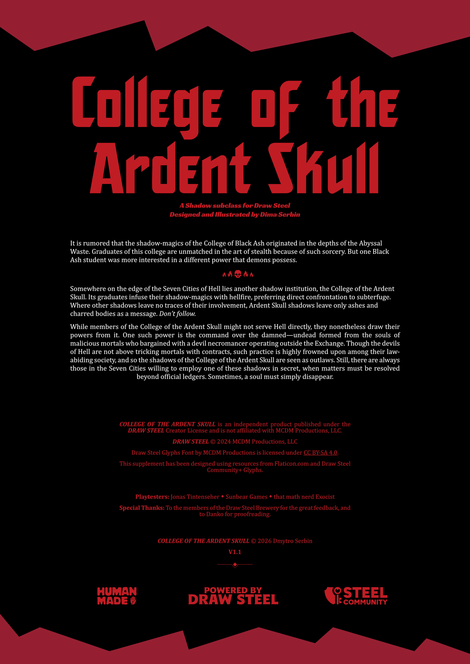 Screenshot 3 for College of the Ardent Skull — Draw Steel