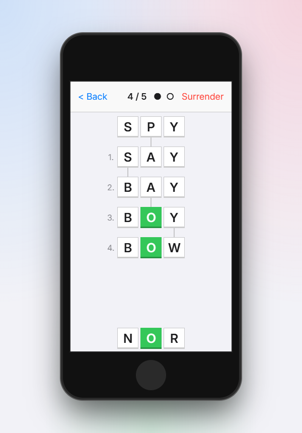 Screenshot 4 for Word Ladder