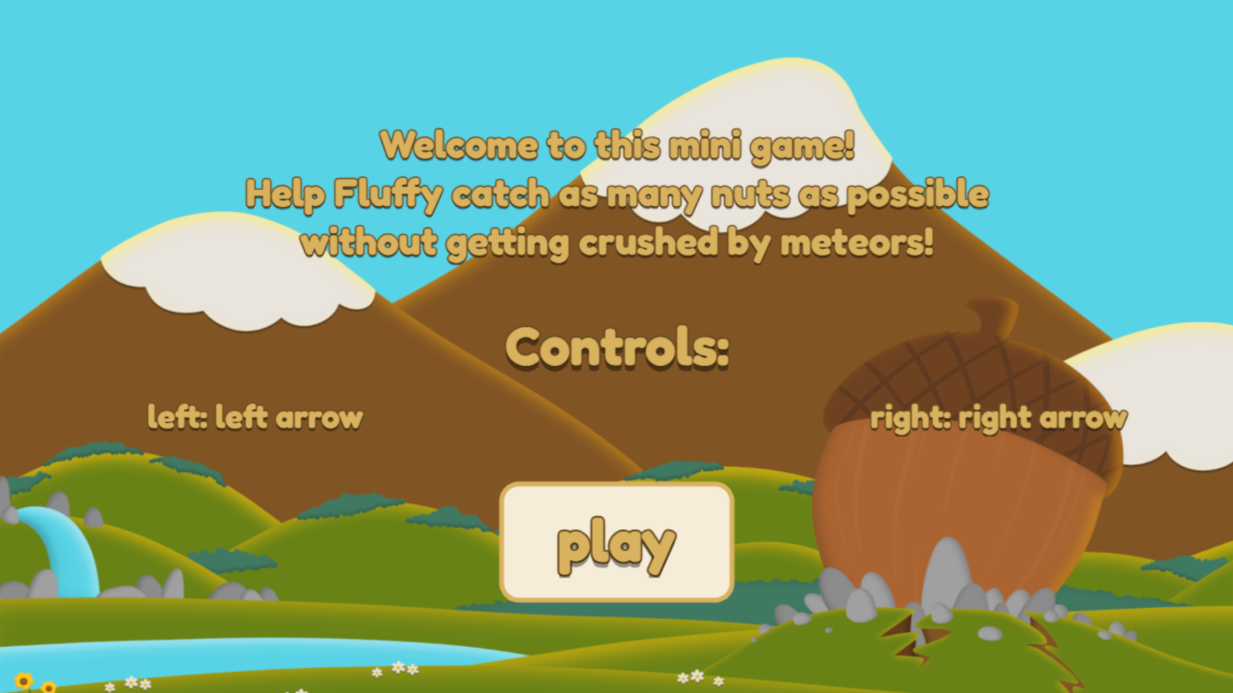 Screenshot 3 for Fluffy's adventure - it's raining nuts !