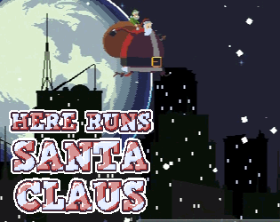 Cover image for Here Runs Santa Claus
