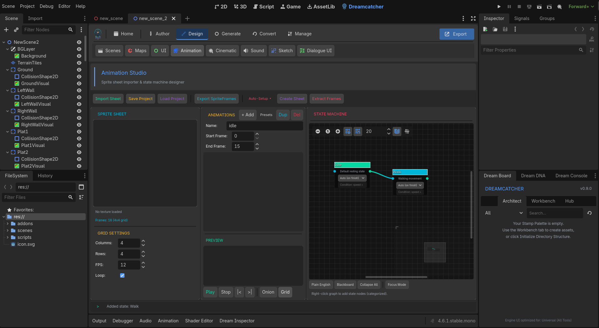 Screenshot 10 for Dreamcatcher For Godot: Godot Game Creation Toolkit [Godot Plugin/Addon]