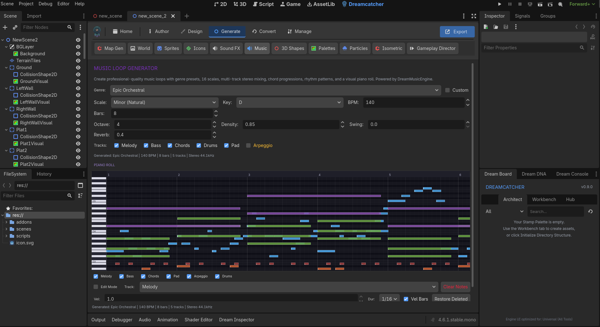 Screenshot 15 for Dreamcatcher For Godot: Godot Game Creation Toolkit [Godot Plugin/Addon]