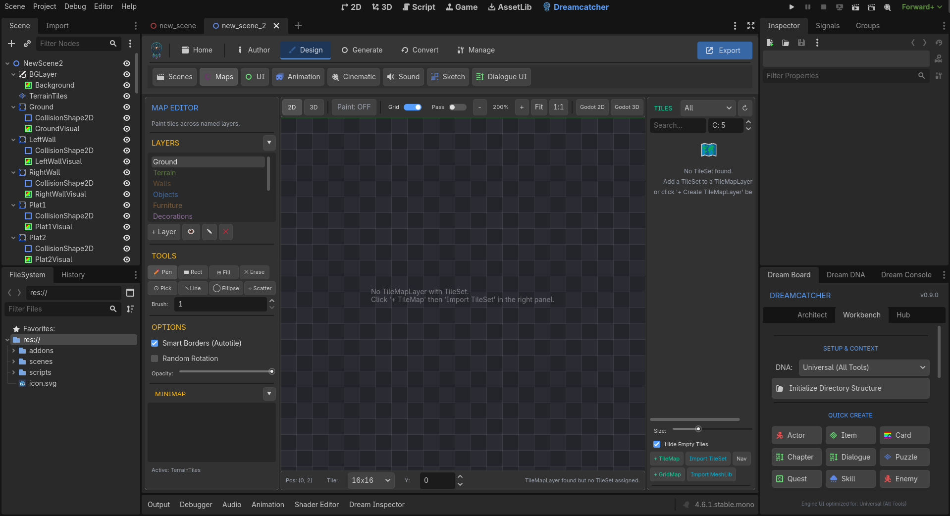Screenshot 13 for Dreamcatcher For Godot: Godot Game Creation Toolkit [Godot Plugin/Addon]