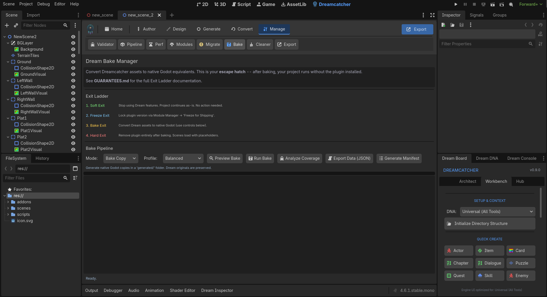 Screenshot 18 for Dreamcatcher For Godot: Godot Game Creation Toolkit [Godot Plugin/Addon]