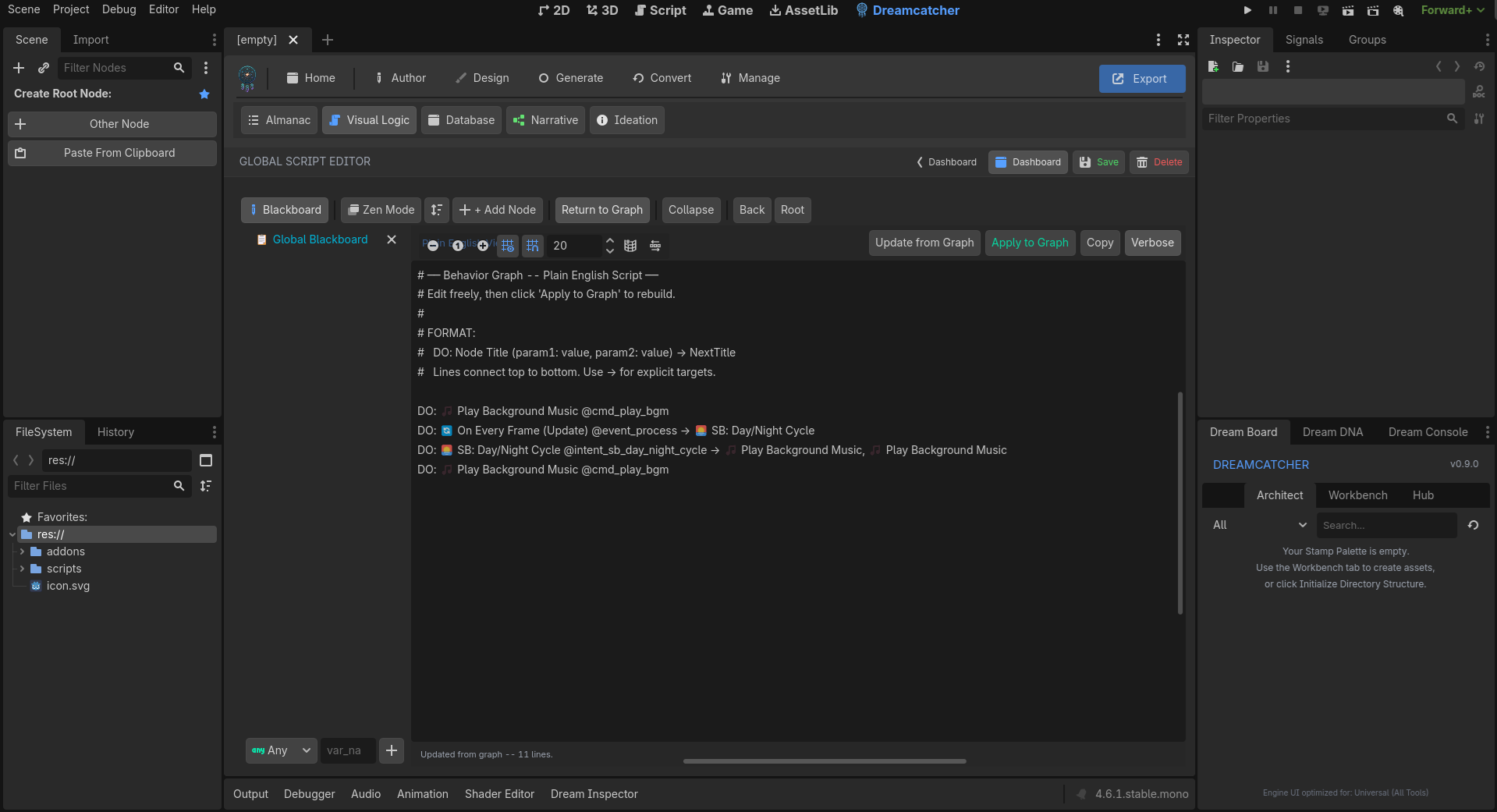 Screenshot 6 for Dreamcatcher For Godot: Godot Game Creation Toolkit [Godot Plugin/Addon]