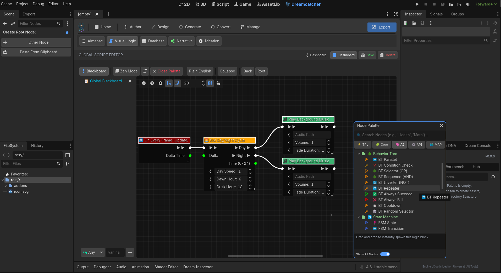 Screenshot 7 for Dreamcatcher For Godot: Godot Game Creation Toolkit [Godot Plugin/Addon]