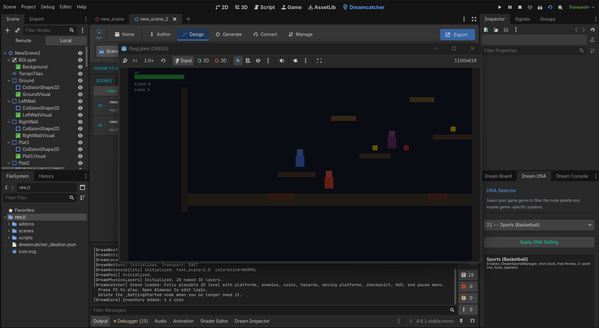 Screenshot 27 for Dreamcatcher For Godot: Godot Game Creation Toolkit [Godot Plugin/Addon]
