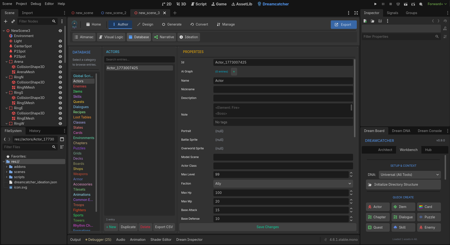 Screenshot 11 for Dreamcatcher For Godot: Godot Game Creation Toolkit [Godot Plugin/Addon]
