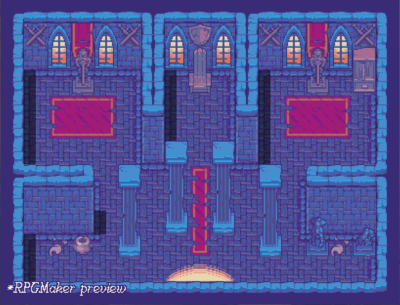 Castle Fall Rpg Tiny RPG - Castle Ruins by tiopalada