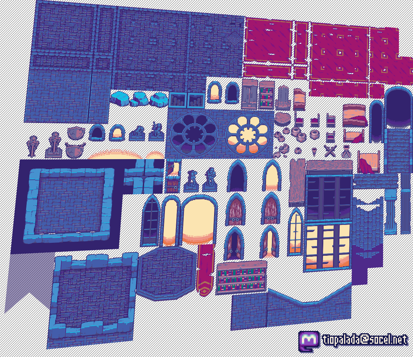 Castle Fall Rpg Tiny RPG - Castle Ruins by tiopalada