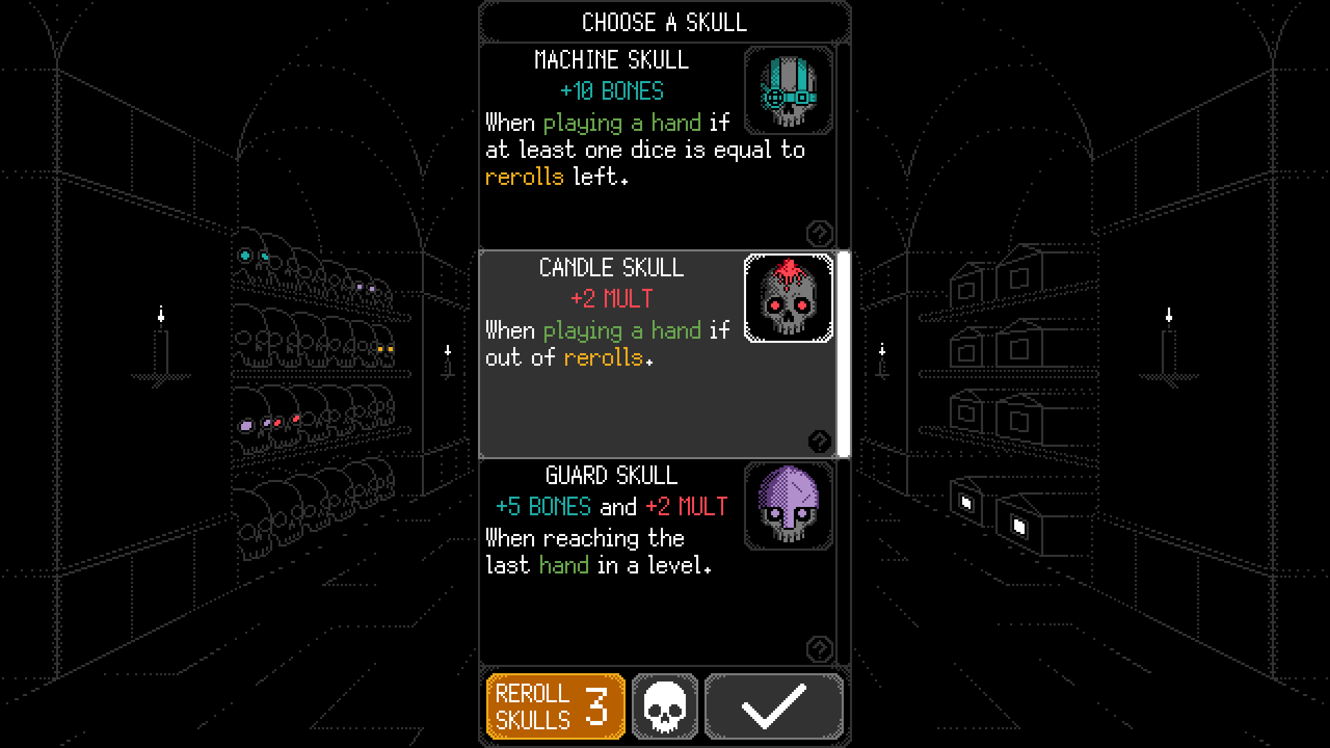 Screenshot 6 for Dice of Kalma: Underworld Deckbuilder Demo