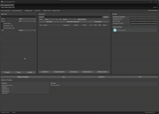 Item Generator Pro – Item Database, Consumables, Buffs & CSV Tool for ...