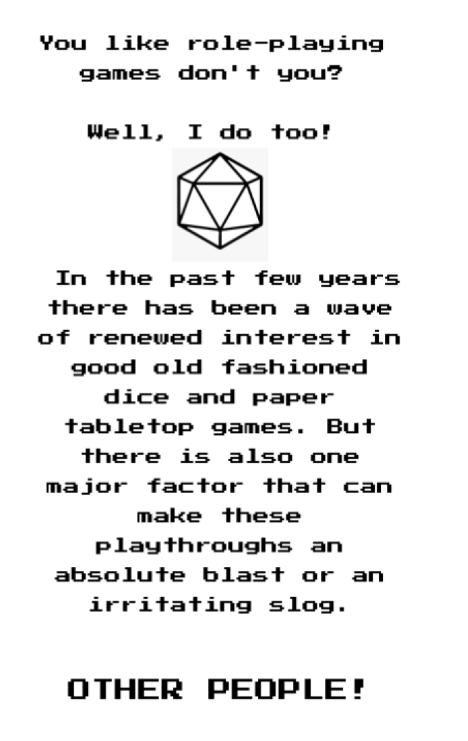 Screenshot 2 for Why Solo RPGs are Good and You Should Play Them