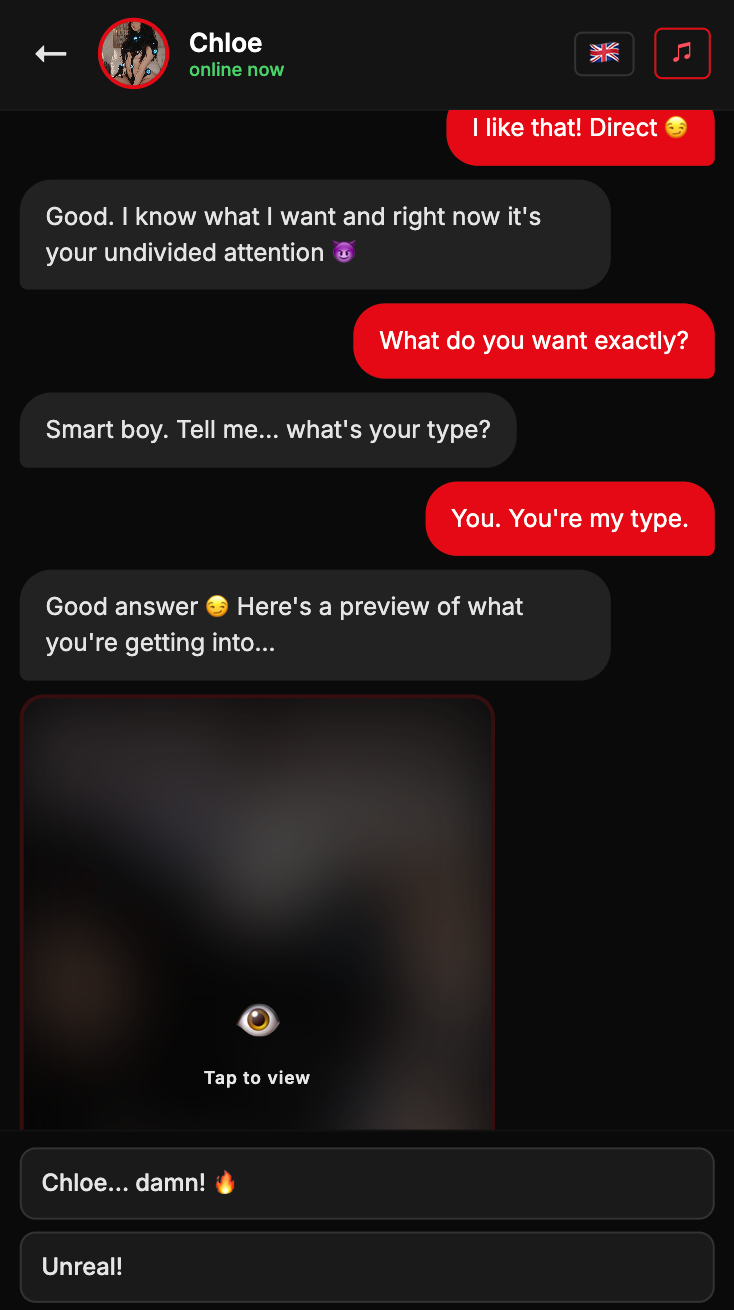 Screenshot 3 for Lilith Chat - Adult Free Demo +18