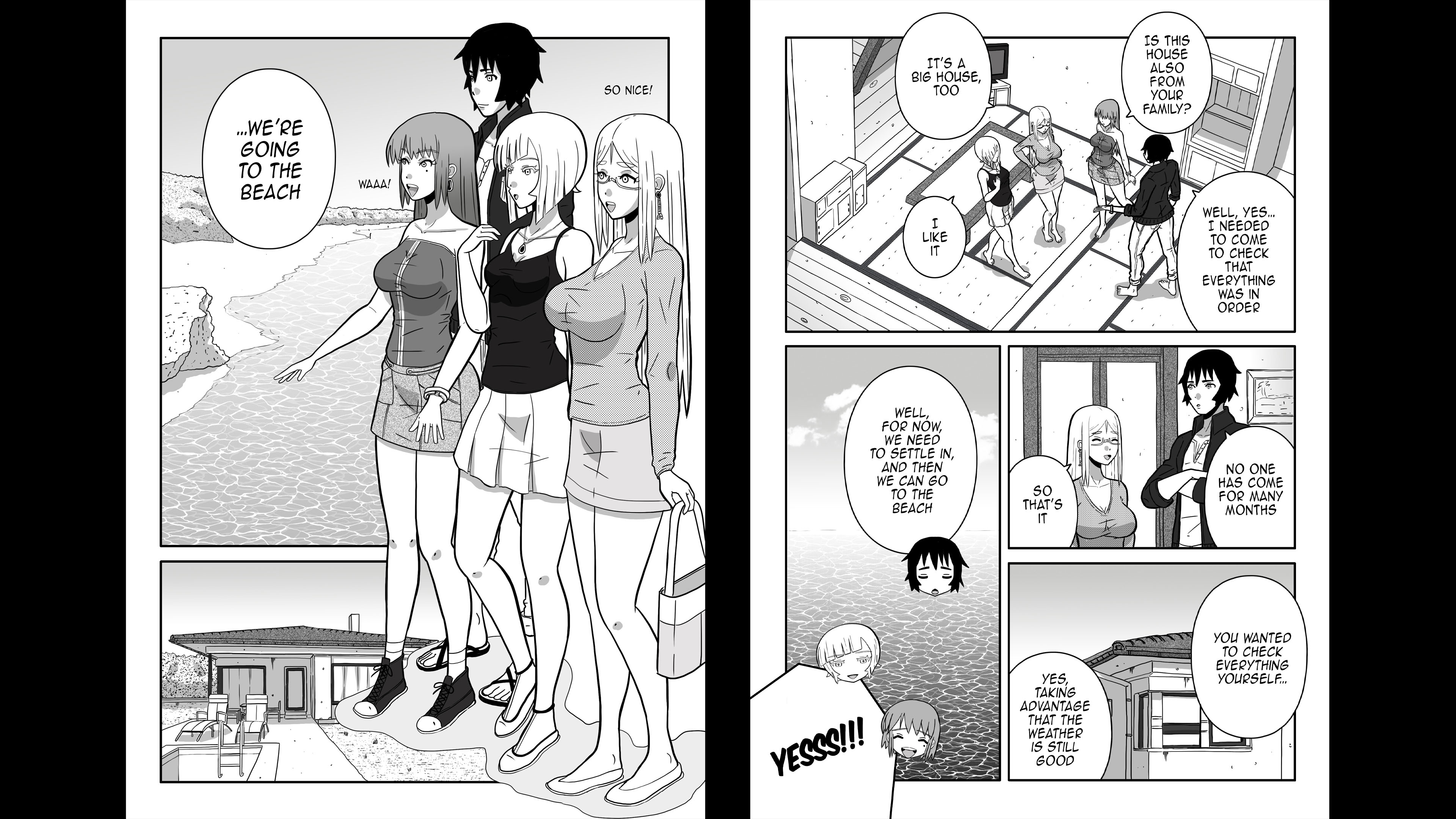 Screenshot 4 for Three Superpowered Girls Moved In With Me After Saving the World! - Chapter 3