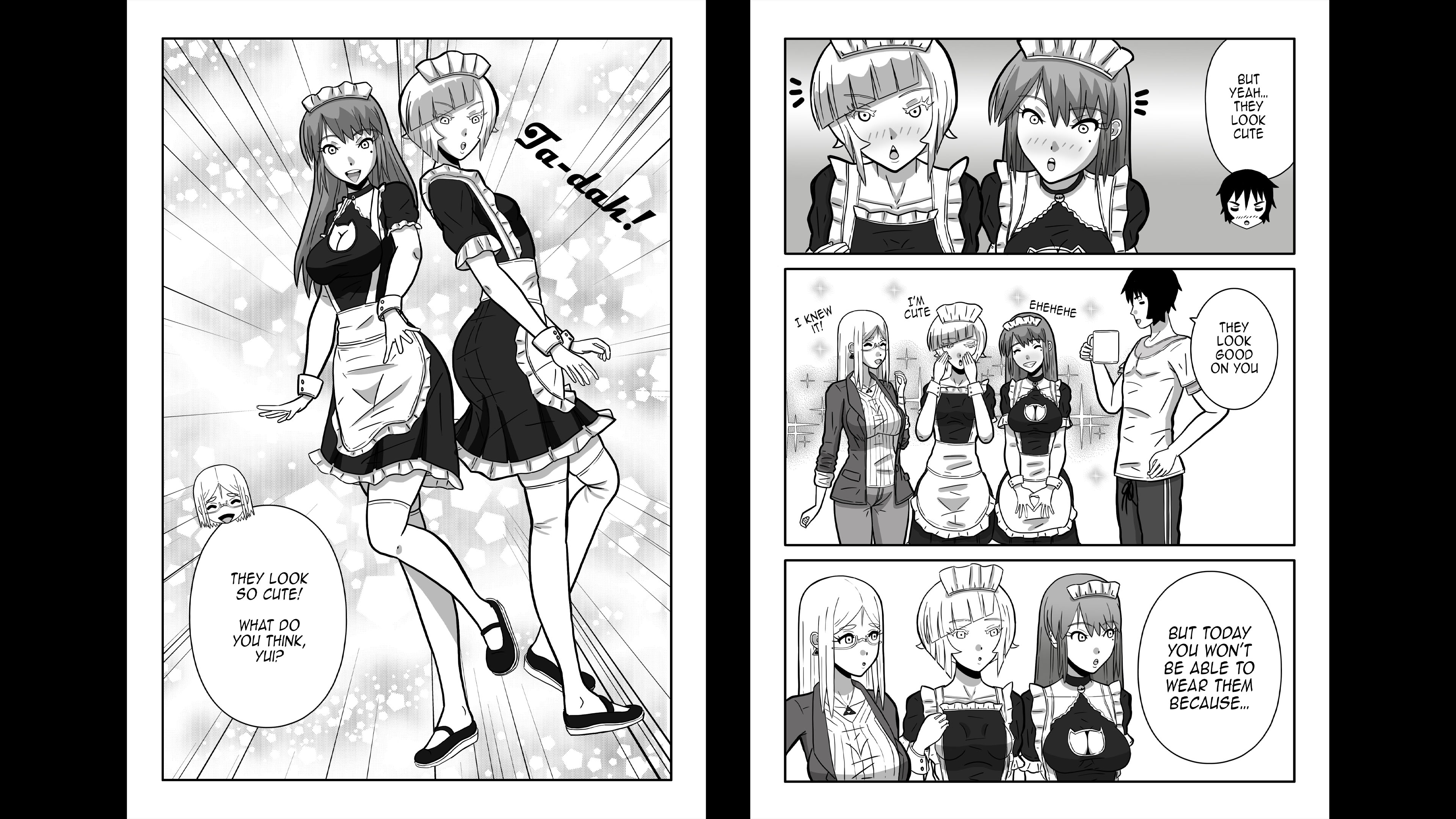 Screenshot 3 for Three Superpowered Girls Moved In With Me After Saving the World! - Chapter 3