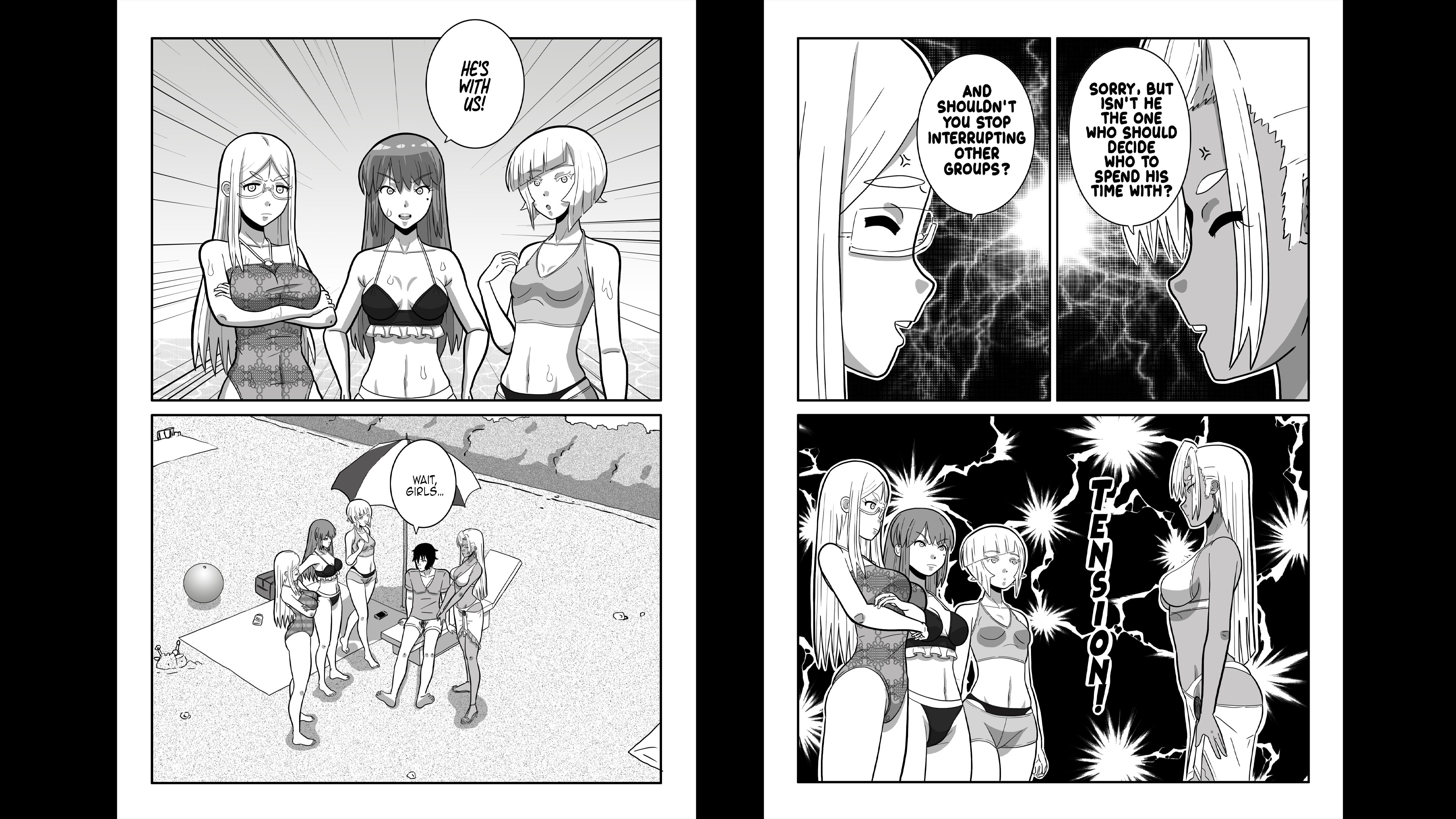 Screenshot 7 for Three Superpowered Girls Moved In With Me After Saving the World! - Chapter 3
