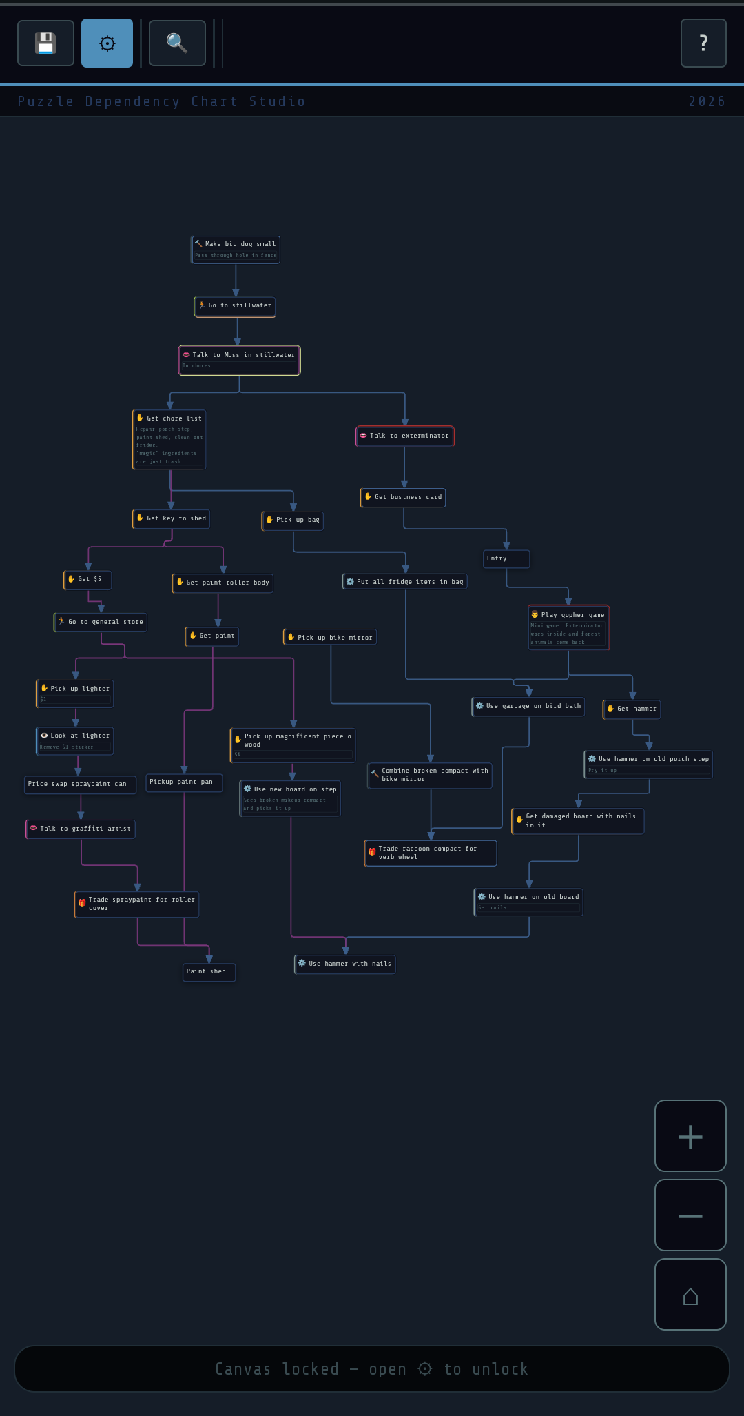 Screenshot 6 for Puzzle Dependency Chart Studio (v2.0)