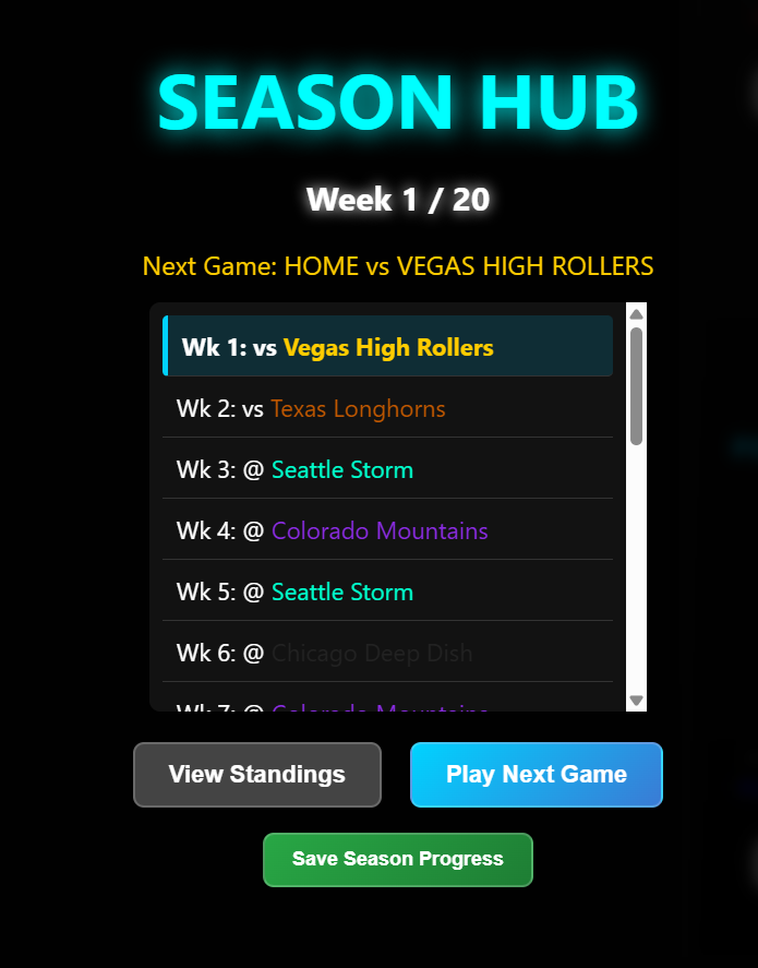 Screenshot 5 for NAHL- NATIONAL AIR HOCKEY LEAGUE