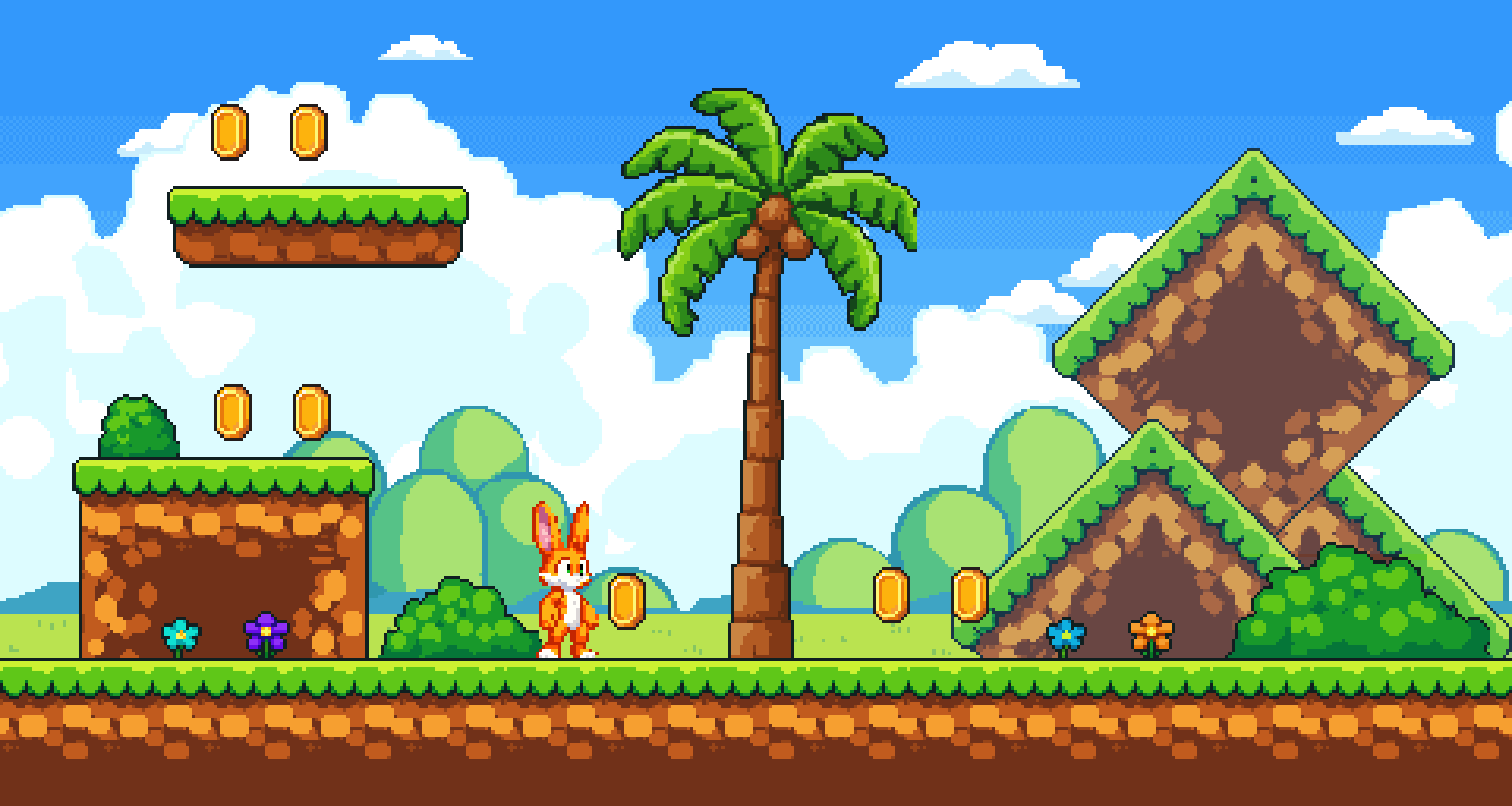 Cute Forest Platformer – 2D Pixel Art Asset Pack by Pozac