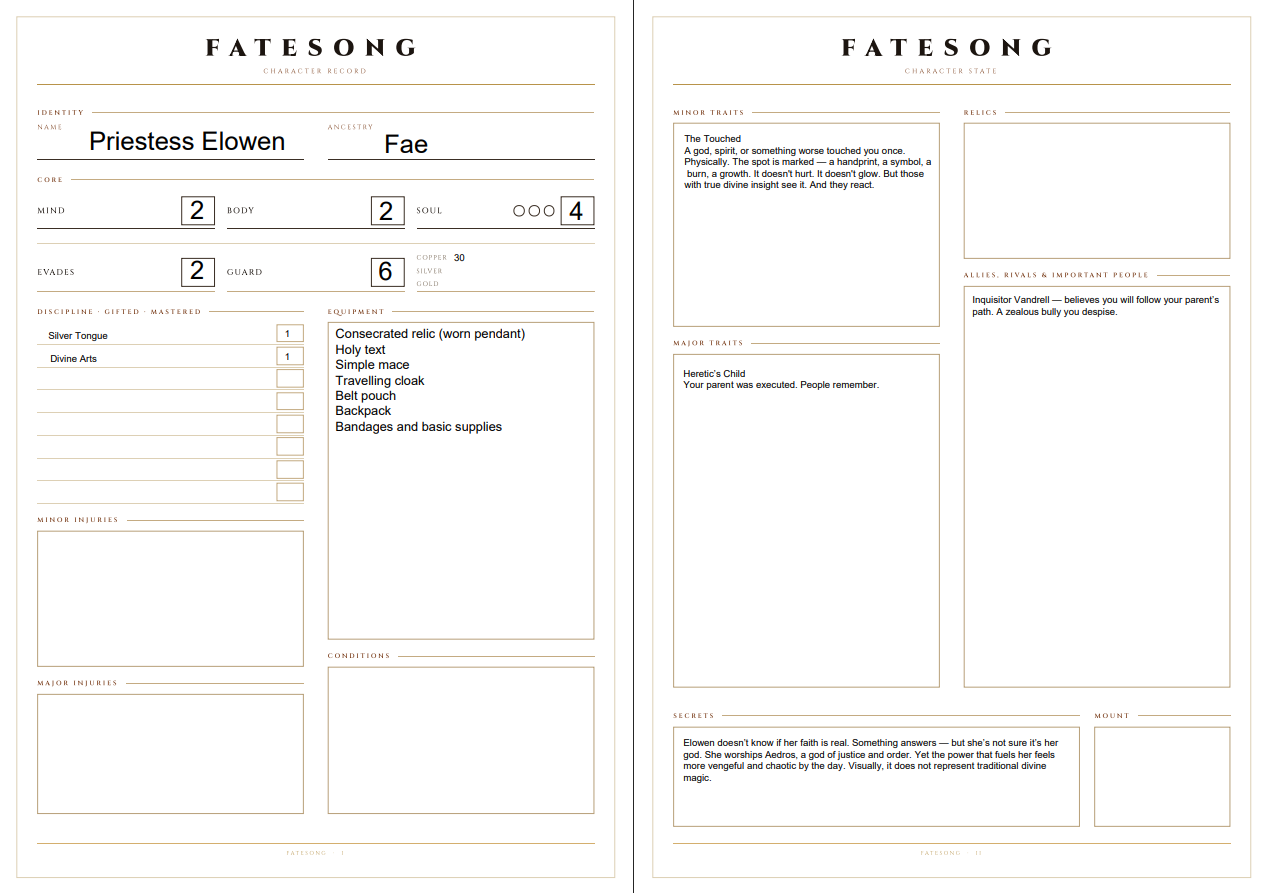 Screenshot 5 for Fatesong: First Verse — Level 1 Edition