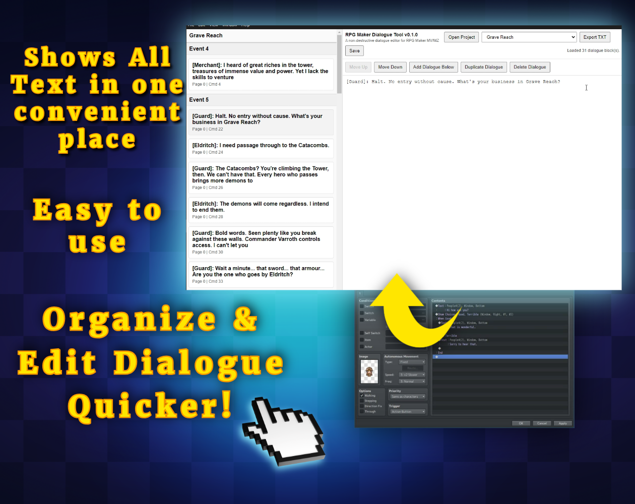 Rpg Dialog Example RPG Maker Dialogue Tool by BattleInkMaps