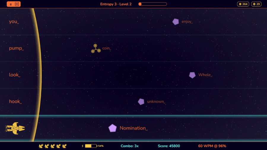 Keystroke Supernova game preview